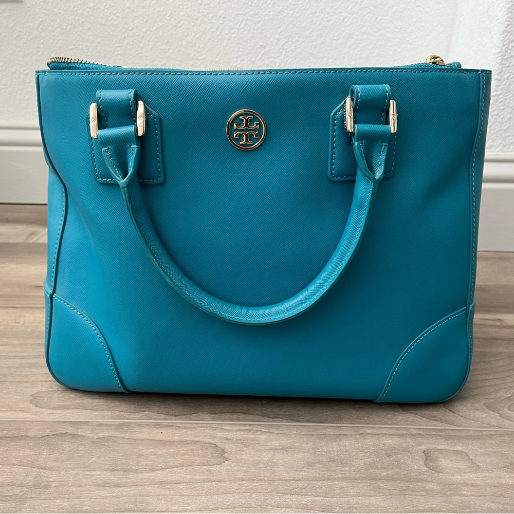 Tory Burch saffiano leather tote bag